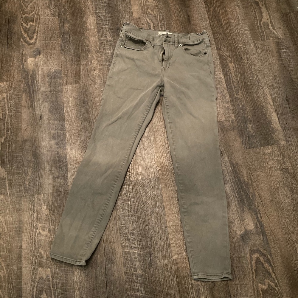 Madewell light green pants